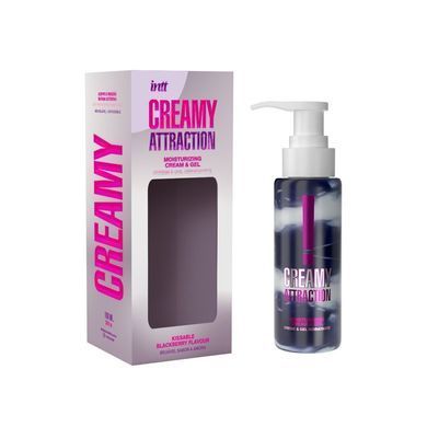 Зволожувальний крем-гель 2в1 Intt Creamy Attraction Blackberry 100мл (м'ята упаковка!!!) SX2658-R фото Купити Зволожувальний крем-гель 2в1 Intt Creamy Attraction Blackberry 100мл (м'ята упаковка!!!)  Intt (Бразилія-Португалія) 627 грн