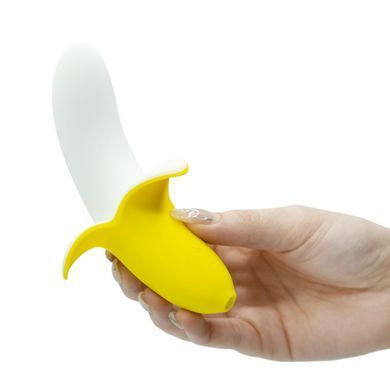 Вибратор-банан Banana Bliss Mini Silicone Vibrator, вагинально-клиторальная стимуляция, 10 режимов SX2601 фото Купить   BMS (Канада) 1 477 грн