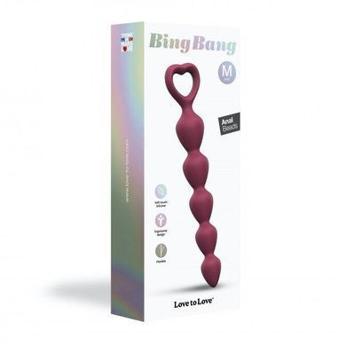 Анальний ланцюжок Love To Love BING BANG M - PLUM STAR SO5084 фото Купити Анальний ланцюжок Love To Love BING BANG L - BLACK ONYX  Love To Love  839 грн