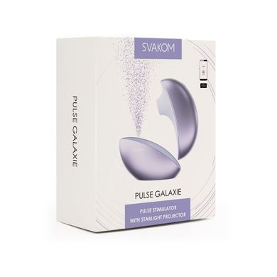 Вакуумный клиторальний смарт-стимулятор Svakom Pulse Galaxie Metal Lilac, проектор звездного неба SO9679 фото Купить   Svakom (США) 4 240 грн