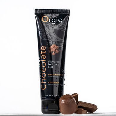Лубрикант на водній основі Orgie Lube Tube Chocolate, 100 мл, зі смаком та ароматом шоколаду SX1512 фото Купити Лубрикант на водній основі Orgie Lube Tube Chocolate, 100 мл, зі смаком та ароматом шоколаду  Orgie (Бразилія-Португалія) 406 грн