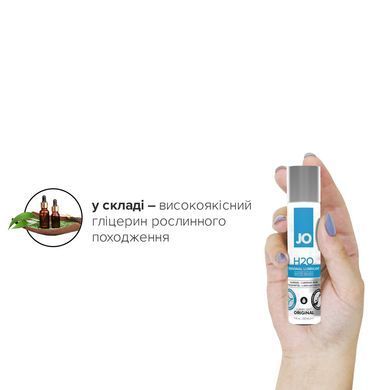 Смазка на водной основе JO H2O ORIGINAL (30 мл) маслянистая и гладкая, растительный глицерин SO1446 фото Купить   JO (США) 359 грн