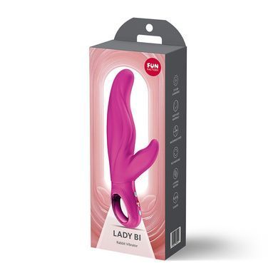 Вібратор-кролик для точки А Fun Factory LADY BI Magenta, 2 мотори, 12 режимів SX4245 фото Купити Вібратор-кролик для точки А Fun Factory LADY BI Magenta, 2 мотори, 12 режимів  Fun Factory  1 977 грн