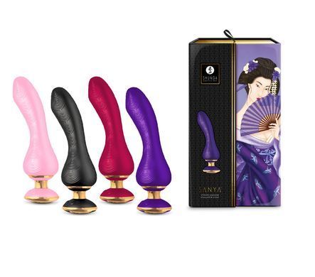 Вибратор для точки G Shunga Sanya Raspberry, гибкий ствол SO6903 фото Купить   Shunga (Канада) 3 501 грн