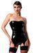Корсет с подвязками для чулок Noir Handmade F381 Dominae Venom PVC corset-belt L SX4143 фото 1