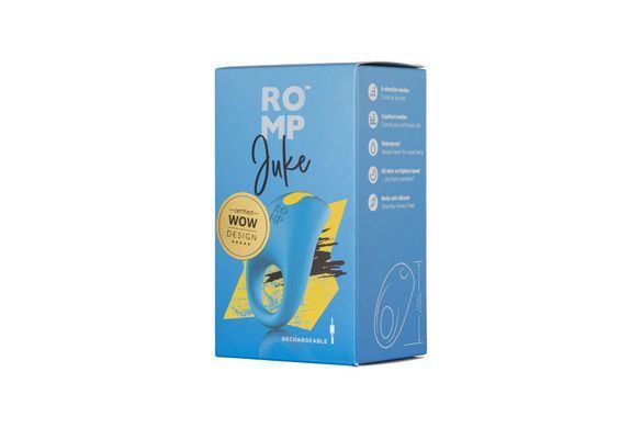 Эрекционное виброкольцо Romp Juke, особая изогнутая виброголовка, 10 вариантов стимуляции SO6955 фото Купить   Romp (Німеччина) 1 293 грн