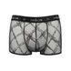 Мужские прозрачные боксеры Passion 032 SHORT JAMES L/XL Black, сетка SO7567 фото 5
