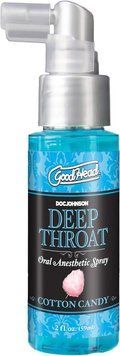 Спрей для мінету Doc Johnson GoodHead DeepThroat - Cotton Candy 59 мл (м'яте паковання!!!) SX1321-R фото Купити Спрей для мінету Doc Johnson GoodHead DeepThroat - Cotton Candy 59 мл (м'яте паковання!!!)  Doc Johnson  869 грн