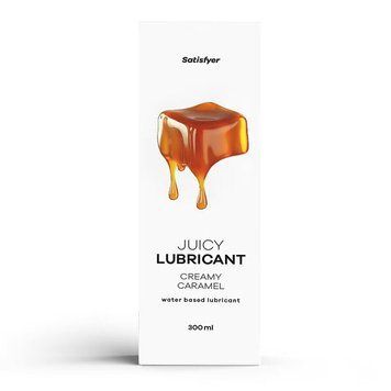 Лубрикант на водній основі Satisfyer Juicy Lubricant Creamy Caramel water based 300 мл SX2718 фото Купити Лубрикант на водній основі Satisfyer Juicy Lubricant Creamy Caramel water based 300 мл  Satisfyer (Німеччина) 461 грн