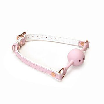 Кляп Liebe Seele White & Pink Fairy Goat Leather Ball Gag SX2825 фото Купити Кляп Liebe Seele White & Pink Fairy Goat Leather Ball Gag  Liebe Seele (Японія) 1 441 грн