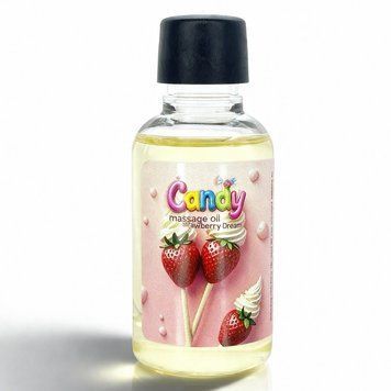 Масло массажное Candy с ароматом Клубника со сливками, 50 мл Candy &mdash; фото