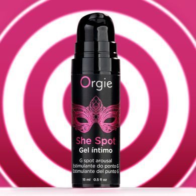 Гель для стимуляції точки G Orgie She Spot Intimate Gel, 15 мл, тепло-холод, ефект вібрації SX1552 фото Купити Гель для стимуляції точки G Orgie She Spot Intimate Gel, 15 мл, тепло-холод, ефект вібрації  Orgie (Бразилія-Португалія) 877 грн