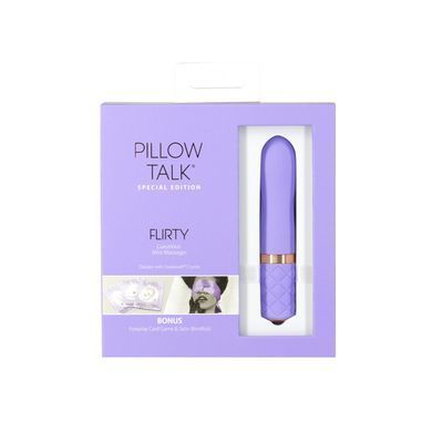 Розкішний вібратор Pillow Talk Flirty Purple Special Edition, Сваровскі, пов&rsquo;язка на очі+гра SO6854 фото Купити Розкішний вібратор Pillow Talk Sassy Purple Special Edition, Сваровскі, пов&rsquo;язка на очі+гра  Pillow Talk (Канада) 2 309 грн