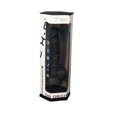 Фалоімітатор SilexD Johnny Black (MODEL 1 size 7in), двошаровий, силікон + Silexpan, діаметр 3,8см SO2861 фото Купити Фалоімітатор SilexD Johnny Black (MODEL 1 size 7in), двошаровий, силікон + Silexpan, діаметр 3,8см  SILEXD (Іспанія) 1 413 грн