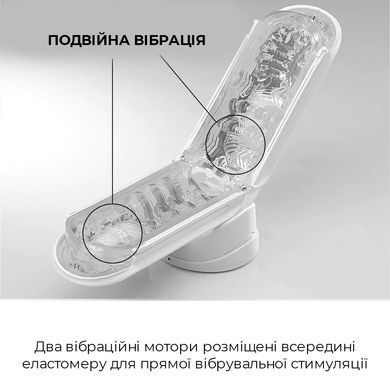 Вибромастурбатор Tenga Flip Zero Electronic Vibration White, изменяемая интенсивность, раскладной SO2010 фото Купить   Tenga (Японія) 14 136 грн