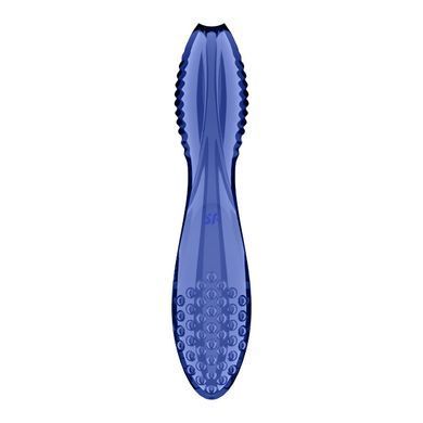 Двосторонній скляний дилдо Satisfyer Dazzling Crystal 2 Blue SX3551 фото Купити Двосторонній скляний дилдо Satisfyer Dazzling Crystal 2 Blue  Satisfyer (Німеччина) 1 369 грн