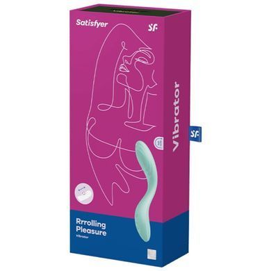Вибратор с жемчужной стимуляцией точки G Satisfyer Rrrolling Pleasure Mint SO6075 фото Купить   Satisfyer (Німеччина) 1 903 грн