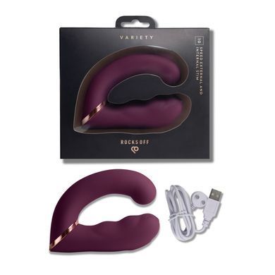 Вибратор Rocks Off Variety Burgundy SX2684 фото Купить   Rocks Off (Великобританія) 2 586 грн