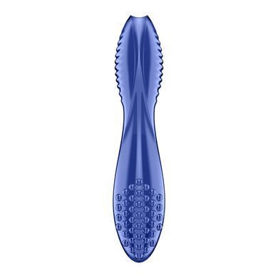 Двосторонній скляний дилдо Satisfyer Dazzling Crystal 2 Blue SX3551 фото Купити Двосторонній скляний дилдо Satisfyer Dazzling Crystal 2 Blue  Satisfyer (Німеччина) 1 369 грн
