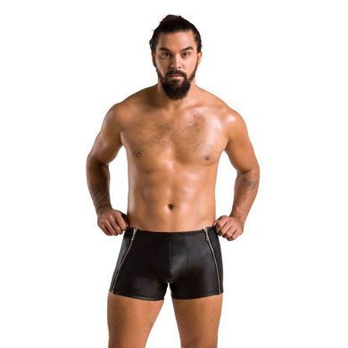 Чоловічі шкіряні боксери з блискавками Passion 049 SHORT MATT L/XL Black SO7618 фото Купити Чоловічі шкіряні боксери з блискавками Passion 049 SHORT MATT L/XL Black  Passion (Польща) 1 782 грн
