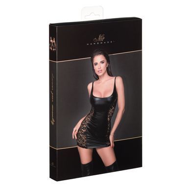 Сукня з мереживними вставками Noir Handmade F229 Powerwetlook dress with lace inserts, S SX0097 фото Купити Сукня з мереживними вставками Noir Handmade F229 Powerwetlook dress with lace inserts, S  Noir Handmade (Польща) 2 522 грн