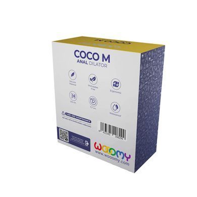 Анальний розширювач Wooomy Coco M SX0810 фото Купити Анальний розширювач Wooomy Coco M  Wooomy (Іспанія) 849 грн