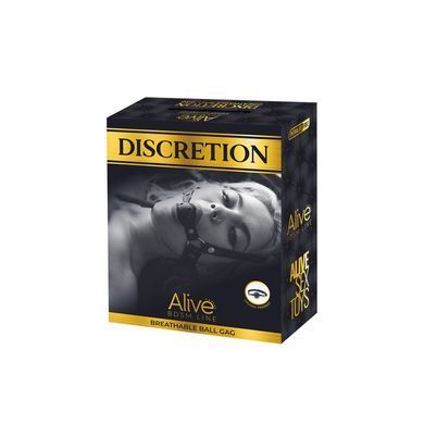 Повітропроникний кляп Alive Discretion Red SO5996 фото Купити Повітропроникний кляп Alive Discretion Red  Alive  396 грн