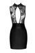Сукня Noir Handmade F241 Short dress with powerwetlook skirt and tulle top, S SX0145 фото 5