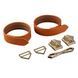 Наручники LOCKINK Wristcuffs/Anklecuffs Brown Set &mdash; фото 4