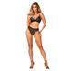 Комплект белья Obsessive Natilya 2-pcs set XS/S, black, бюстгальтер, трусики SO7717 фото 3