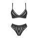 Комплект белья Obsessive Natilya 2-pcs set XS/S, black, бюстгальтер, трусики SO7717 фото 5