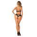Комплект белья Obsessive Natilya 2-pcs set XS/S, black, бюстгальтер, трусики SO7717 фото 4