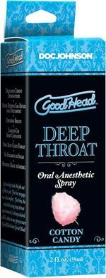Спрей для минета Doc Johnson GoodHead DeepThroat Spray &ndash; Cotton Candy 59 мл для глубокого минета SX1321 фото Купить   Doc Johnson (США) 905 грн