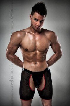 Распродажа!!! Мужские трусики-шорты Passion 012 THONG black XXL/XXXL PSM0123 фото Купить   Passion (Польща) 868 грн