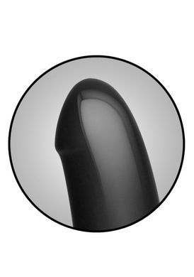 Анальный плаг с дилдо Doc Johnson Kink - Dual Density SECONDSKYN Fuck Plug - Black SO4020 фото Купить   Doc Johnson  3 739 грн