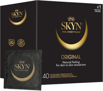 Безлатексні преміум-презервативи SKYN Original 40 шт SX2391 фото Купити Безлатексні преміум-презервативи SKYN Original 3 шт  SKYN  2 201 грн