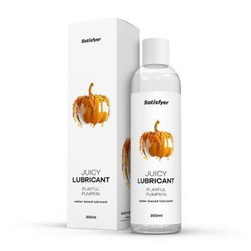 Лубрикант на водній основі Satisfyer Juicy Lubricant Playful Pumpkin water based 300 мл Satisfyer  &mdash; фото