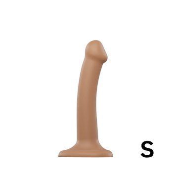 Насадка для страпона Strap-On-Me Dual Density Dildo Caramel S, діаметр 2,7 см, двошарова, гнучка SO9864 фото Купити Насадка для страпона Strap-On-Me Dual Density Dildo Caramel S, діаметр 2,7 см, двошарова, гнучка  Strap-On-Me  2 531 грн