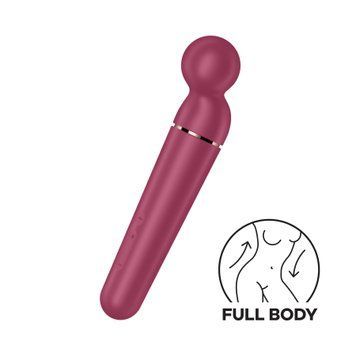 Вібромасажер Satisfyer Planet Wand-er Berry/Rosegold, дуже потужний, бездротовий SO8781 фото Купити Вібромасажер Satisfyer Planet Wand-er Berry/Rosegold, дуже потужний, бездротовий  Satisfyer (Німеччина) 2 863 грн