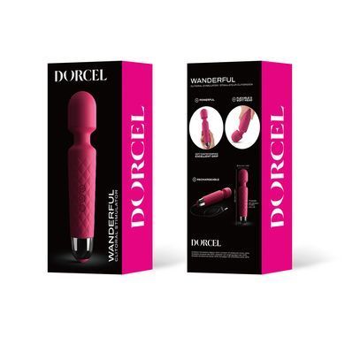 Минивибромассажер Dorcel Wand Wanderful Magenta мощный, водонепроницаемый, 18 режимов работы MD1359 фото Купить Минивибромассажер Dorcel Wand Wanderful Black мощный, водонепроницаемый, 18 режимов работы  Dorcel 2 719 грн