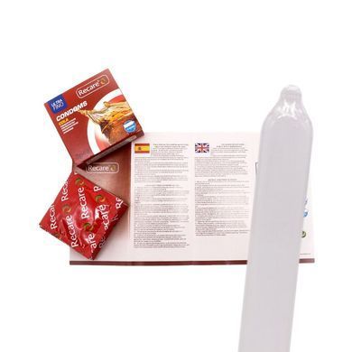 Презервативи Recare Cola Dotted&Ribbed Condoms 3 шт, з пухирцями та ребрами, аромат: Кола SX3319 фото Купити Презервативи Recare Cola Dotted&Ribbed Condoms 3 шт, з пухирцями та ребрами, аромат: Кола  Recare (Китай) 39 грн