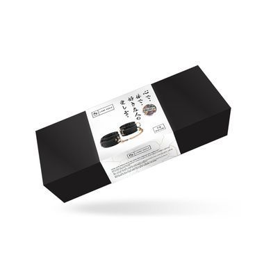 Наручники с цепочкой Liebe Seele Black Organosilicon Wrist Cuff, экокожа SO9485 фото Купить   Liebe Seele (Японія) 1 570 грн