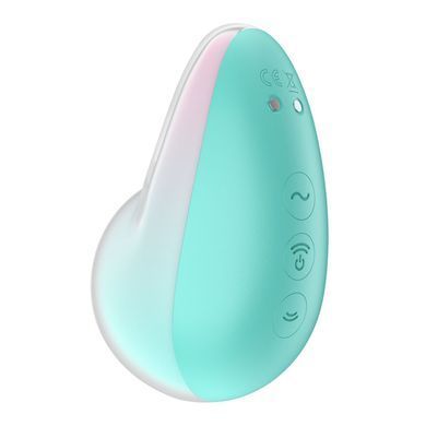 Вакуумный стимулятор с вибрацией Satisfyer Pixie Dust Mint/Pink SO8971 фото Купить   Satisfyer (Німеччина) 1 903 грн