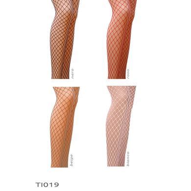 Колготки в сеточку без выделенных трусиков Passion TI019 типа Кабаретка 1/2 (fishnet), nero PS23203 фото Купить   Passion (Польща) 276 грн