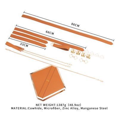 Сумка LOCKINK Mysterious Square Kink Bag - Brown SX0842 фото Купить   LOCKINK (Китай) 6 975 грн