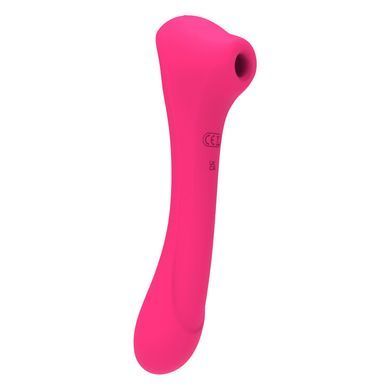 Вибратор и вакуумный клиторальный стимулятор 2-в-1 Alive Quiver Magenta Pink обновленная модель SO6017 фото Купить   Alive  2 817 грн