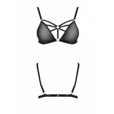 Бюстгальтер-стрепы Passion Exclusive MEGGY BRA L/XL, black PS27704 фото Купить   Passion (Польща) 1 200 грн
