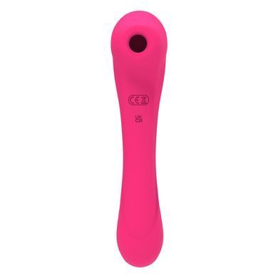 Вибратор и вакуумный клиторальный стимулятор 2-в-1 Alive Quiver Magenta Pink обновленная модель SO6017 фото Купить   Alive  2 817 грн