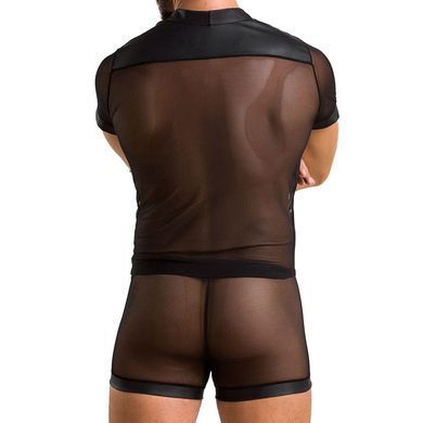 Комплект сітчастої чоловічої білизни Passion 052 SET MICHAEL L/XL black, сорочка, боксери, заклепки SO7624 фото Купити Комплект сітчастої чоловічої білизни Passion 052 SET MICHAEL L/XL black, сорочка, боксери, заклепки  Passion (Польща) 4 249 грн