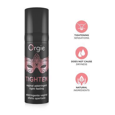 Гель для сужения влагалища Orgie &ndash; Tighten (15 мл), вяжущие свойства без сухости SX1558 фото Купить   Orgie (Бразилія-Португалія) 572 грн